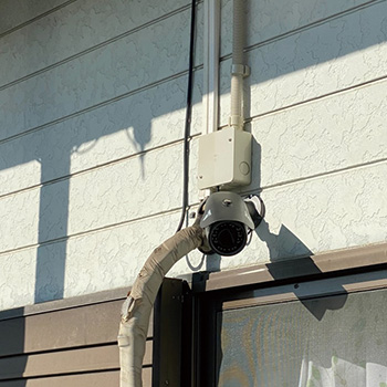 八千代市にある社員寮に防犯カメラを設置