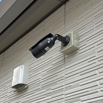 徳島県小松島市の個人宅で防犯カメラ設置