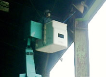 愛西市の工場に安全管理用の監視カメラ設置