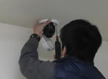 藤枝市の病院に防犯カメラ設置