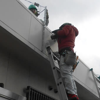 岩倉市防犯カメラ取付前