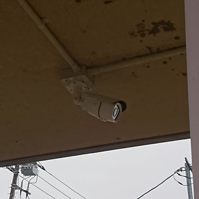 伊豆市　学校の防犯カメラ3