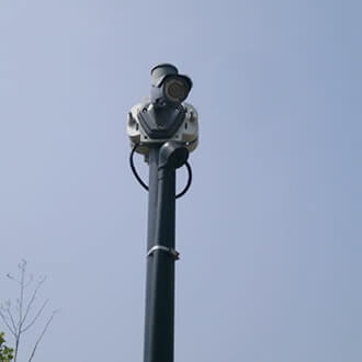 松阪市の太陽光発電所　防犯カメラ設置3