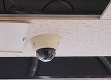 沼津市のオフィスに防犯カメラを取付