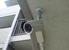 岡崎市内のマンションの防犯カメラシステム