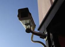 御前崎市のある企業のオフィスに防犯カメラ設置