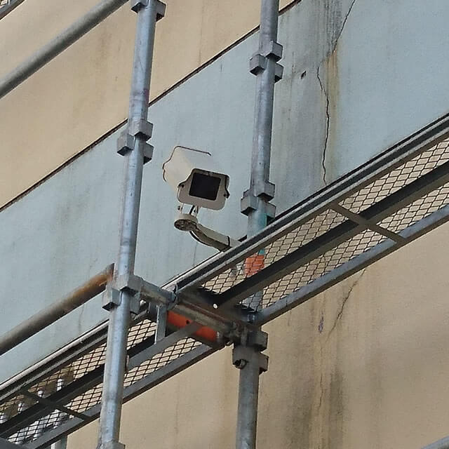 外壁防犯カメラ２