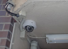 豊明市のアパートに防犯カメラを取付工事