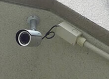 豊田市のアパートの防犯カメラ取付工事