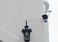 奈良県大和郡山市の新築住宅で防犯カメラ設置